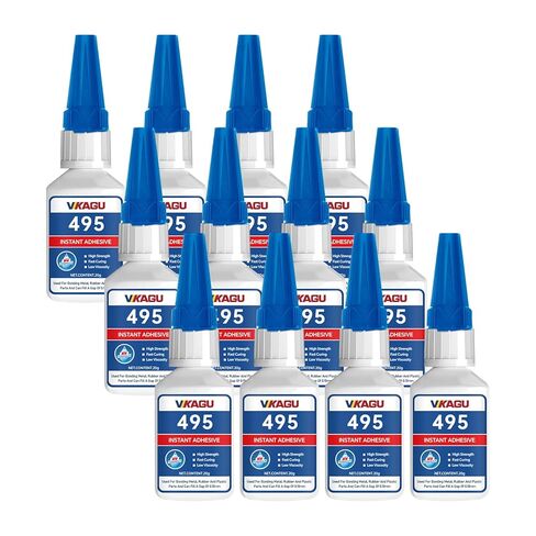 401 Super Glue Instant Adhesive Clear 20g for Plastic Wood Metal Rubber Leather 2 Bottles in Saudi Arabia