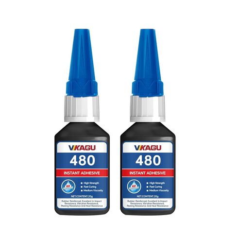 401 Super Glue Instant Adhesive Clear 20g for Plastic Wood Metal Rubber Leather 2 Bottles in Saudi Arabia