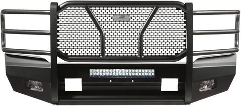 Steelcraft 60-10420 Custom Fit 2014-2017 Chevy Silverado 1500 Heavy Duty Elevation Front Replacement Bumper Guard Black in Kuwait