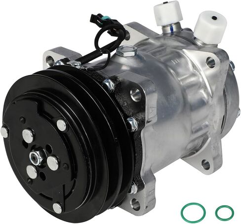 ECCPP AC Compressor Fast Cooling 1996-2008 for Kenworth T600A 10.8L 1986-1989 Fit for Hyundai Excel 1.5L 1992-1994 Fit for Volvo 960 2.9L Air Conditioning Compressor in Saudi Arabia