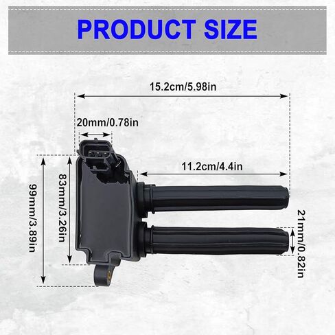 56029129AA Ignition Coil, Compatible with Jp Commander V8 5.7L 2006-2010, Grand Cherokee V8 5.7L 2006-2024, Ram 1500 V8 5.7L 2011-2023, Chrysler 300 V8 5.7L 2006-2023 etc, Replace OE #5C1569 in Saudi Arabia