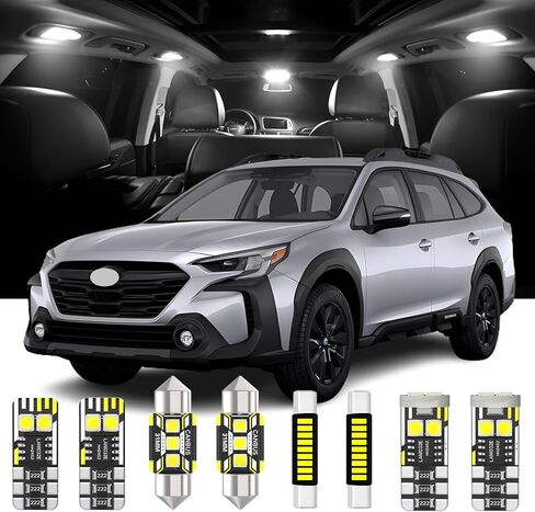 AENVTOL 10 Pieces Interior LED Lights fit for Subaru Outback 2020-2024 LED Interior Bulb with Install Tool in Saudi Arabia