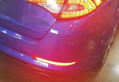 iJDMTOY Brilliant Red 40-SMD LED Bumper Reflector Lights Compatible With 2014-2015 Kia Optima K5, Function as Tail & Brake Lamps in Kuwait