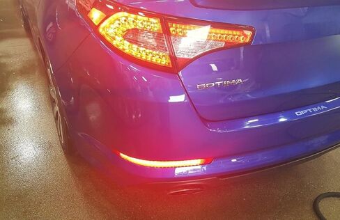 iJDMTOY Brilliant Red 40-SMD LED Bumper Reflector Lights Compatible With 2014-2015 Kia Optima K5, Function as Tail & Brake Lamps in Kuwait
