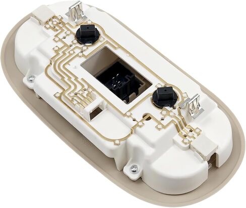 LED Overhead Console (Beige) with Dome Map Light & Sunroof Switch Fit for 2008-2010 Ford F250 F350 F450 F550 Super Duty Ceiling Headliner Lamp Replace# 8C3Z-25519A70-AA 4L3Z-13783-AA in Kuwait