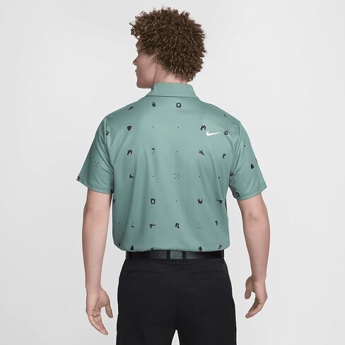 بولو الجولف Dri-FIT للرجال من Nike Tour (بيكوستال/أبيض، FQ0426-361) مقاس X-Large in Saudi Arabia