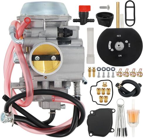 13200-09F00 Carburetor Fit for Suzuki ATV Quadrunner4WD 500 LTF500 LTF500F 4X4 Carb 1998-2002 with Petcock Fuel Valve replace#13200-09F501 13200-09F01 13200-09F10 13200-09F30 0470-348 0470-352 in Saudi Arabia