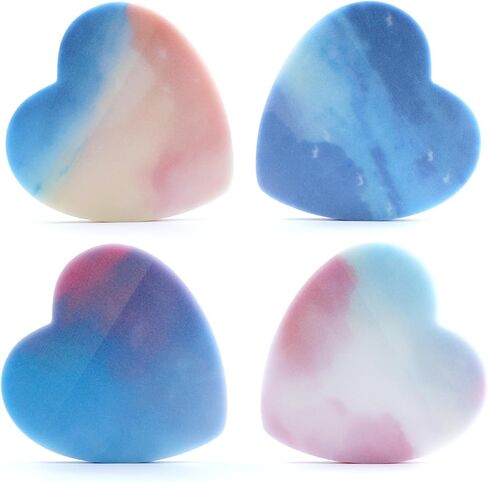 Cute Heart Shaped Transparent Sticky Notes for Annotating 200 Sheets Sparkly Self Adhesive Removable Waterproof Memo Pad Fun Colored Clear Sticky Notes 4 Pack in Kuwait