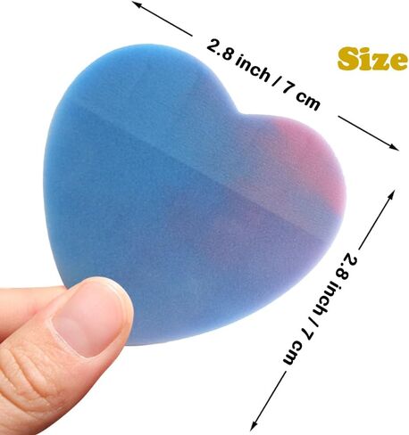 Cute Heart Shaped Transparent Sticky Notes for Annotating 200 Sheets Sparkly Self Adhesive Removable Waterproof Memo Pad Fun Colored Clear Sticky Notes 4 Pack in Kuwait