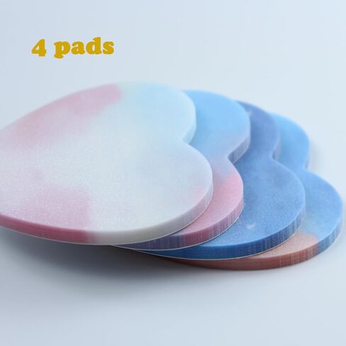 Cute Heart Shaped Transparent Sticky Notes for Annotating 200 Sheets Sparkly Self Adhesive Removable Waterproof Memo Pad Fun Colored Clear Sticky Notes 4 Pack in Kuwait
