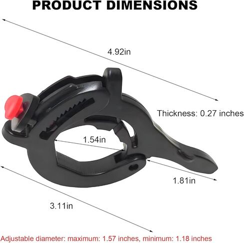 Throttle Cruise Control, Motorcycle Lock Cruise Control Assist Clamp with Quick Release Button, Adjustable Anti-Slip Throttle Lock Electric Vehicle Booster, Motorcycle Accessories in Saudi Arabia