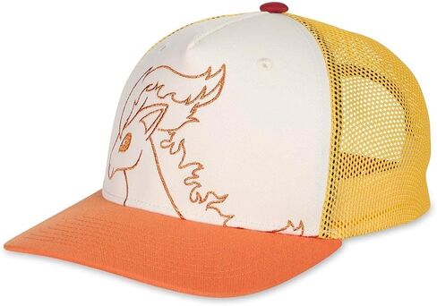 Pokémon Center: Ponyta Curved-Bill Trucker Hat (One Size-Adult) Multi in Saudi Arabia
