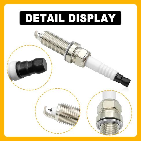 4 Pcs Double Iridium Spark Plugs, Compatible with Altima 2013-2018, Rogue 2014-2020, Replace OE Number #DF6H-11A, 94702 in Saudi Arabia