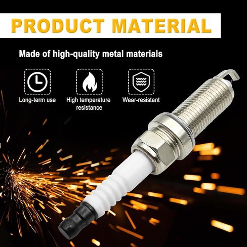 4 Pcs Double Iridium Spark Plugs, Compatible with Altima 2013-2018, Rogue 2014-2020, Replace OE Number #DF6H-11A, 94702 in Saudi Arabia