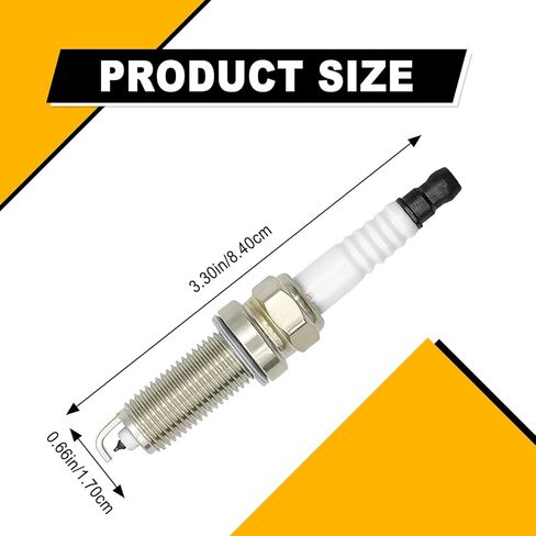 4 Pcs Double Iridium Spark Plugs, Compatible with Altima 2013-2018, Rogue 2014-2020, Replace OE Number #DF6H-11A, 94702 in Saudi Arabia