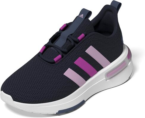 adidas Racer TR23 Sneaker, Team Royal Blue/White/Utility Yellow, 11.5 US Unisex Little Kid in Saudi Arabia