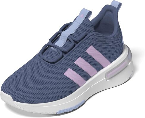 adidas Racer TR23 Sneaker, Team Royal Blue/White/Utility Yellow, 11.5 US Unisex Little Kid in Saudi Arabia