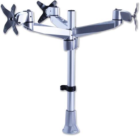 Mount-It! Three Monitor Swivel Arm Desk Mount for monitors up to 27" in Kuwait