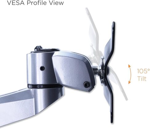 Mount-It! Three Monitor Swivel Arm Desk Mount for monitors up to 27" in Kuwait
