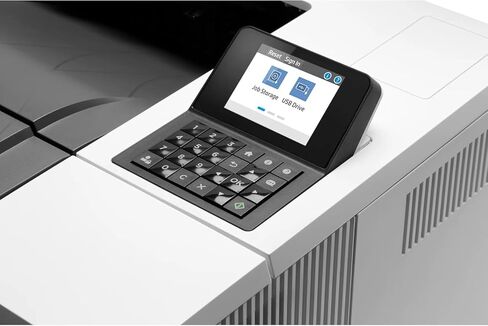 New Laser Enterprise M507dn Monochrome Printer with Built-in Ethernet & 2-Sided Printing (1PV87A) White in Saudi Arabia