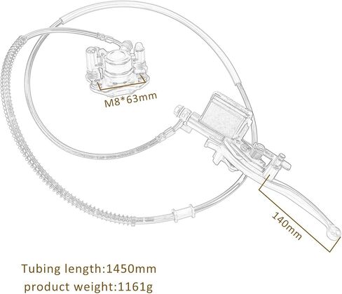 28" Rear Axle Kit with Rear Swingarm Frame Bracket, Brake Disc, 3 Stud Wheel Hubs, 420 37T Sprocket, 132L Chain & Hand Brake Assembly for 110cc 125cc 150cc ATV Quad Go Kart Buggy 4 Wheeler in Saudi Arabia