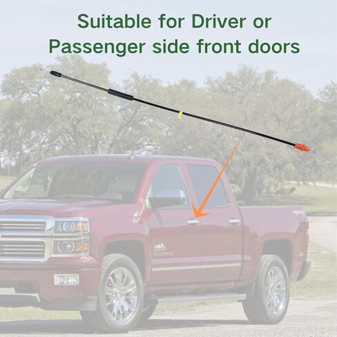 25.8" Door Latch Cable Kit for 2007-2014 Chevy Tahoe Silverado Yukon Sierra Escalade, Driver/Passenger Side Front Inside Door Handle Latch Release Cable for Power Door Locks-Replace 924-481 22862028 in Saudi Arabia