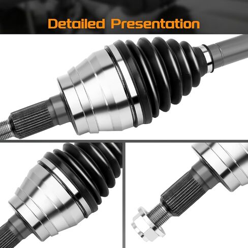 Front CV Axle Shaft Assembly Fit for Chevy Avalanche 2002-2006, Silverado 1999-2010, Suburban 2000-2013, for GMC Sierra 1999-2010, Yukon 2000-2013 - 4WD Driver or Passenger Side, 66-1325 in Saudi Arabia