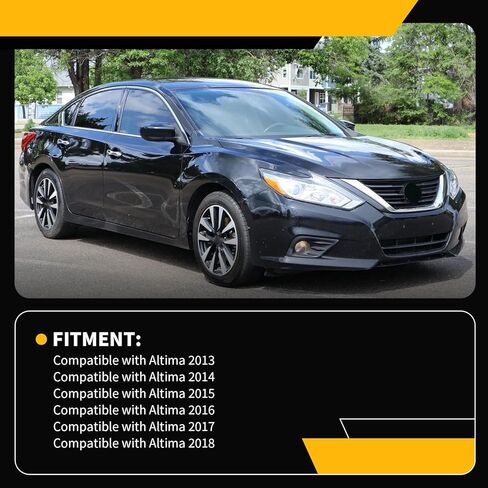Left Driver Power Door Mirror Assembly Compatible with Altima 2013 2014 2015 2016 2017 2018 Non-Heated Non-Folding Paintable 963023TH0A (3Pins) in Saudi Arabia