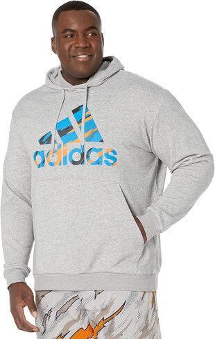 سويت شيرت بقلنسوة بغطاء للرأس من Essentials Tiger Camo للرجال من adidas in Saudi Arabia