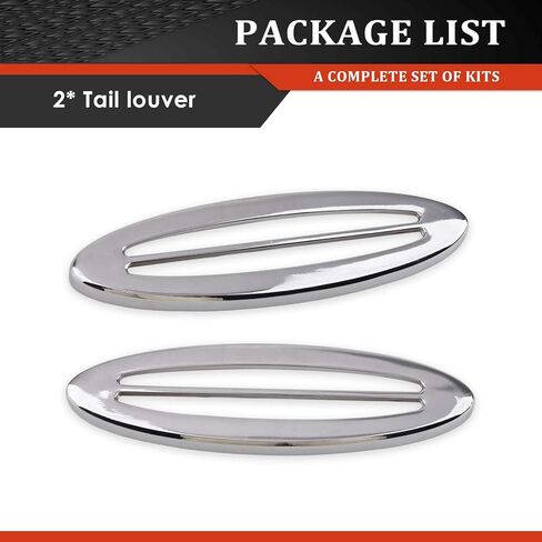 Chrome Rear Side Marker Louvers Fits for 1997-2004 Corvette in Kuwait