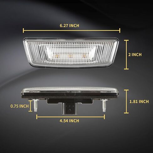 2 PCS LED Side Turn Signal Light Front Fender Marker Indicator Light Fits for Kenworth T680 T700 T880 Peterbilt 567 Amber Lens Bright Full LED Driver and Passenger Side in Saudi Arabia