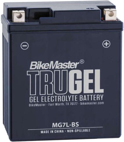 BikeMaster MG7L-BS TruGel Motorcycle Battery - 114L x 71W x 130H mm in Saudi Arabia
