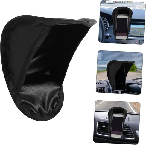 Alipis Car Phone Sunshade Cover Protector for Dashboard Blocks Harmful Rays Prevents Overheating Fits Seamlessly Vehicles in Kuwait