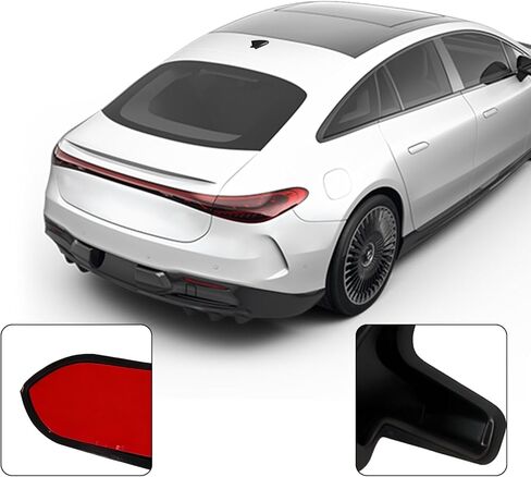 Shark Fin Diffuser Kit, Universal Air Vortex Generator Spoiler Wing for Car Roof, Noise Drag Reduction Self-Adhesive Fins Fit for Cars Trucks SUVs Car Exterior Deco Accessories (Black, 10PCS) in Kuwait