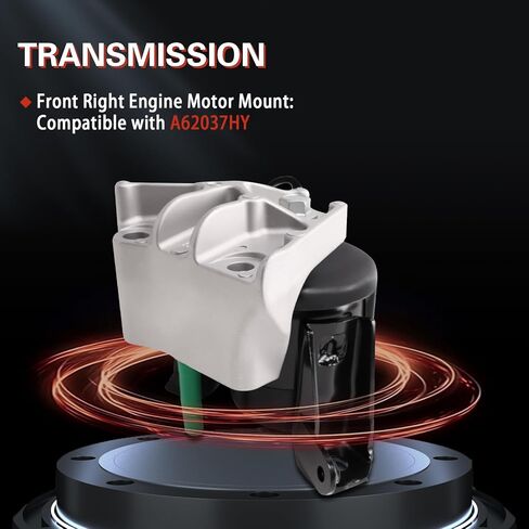 1-Piece Motor Mounts Front Passenger Right Side Lower Hand Compatible with 2005-2010 Scion tC Base & 2007-2008 Scion tC Spec OE: A62037HY,EM-5916 in Kuwait