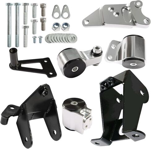 Silscvtt Billet Engine Motor Mount Replacement for Honda Civic Si Coupe Sedan 2 Door 2006-2011 in Kuwait