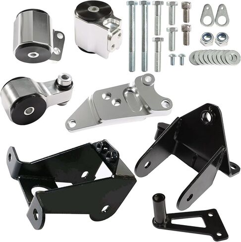 Silscvtt Billet Engine Motor Mount Replacement for Honda Civic Si Coupe Sedan 2 Door 2006-2011 in Kuwait