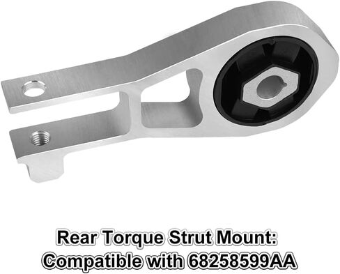 JDMON Rear Engine Motor Mount Replacement for Fiat 500X Jeep Renegade 2.4L 2015 2016 2017 2018 (Auto Trans) Compatible with 68258599AA in Saudi Arabia