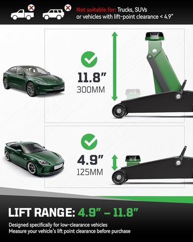 10 قطع من أطقم رافعة السيارة، رافعة مقصية بسعة 2 طن (4409 رطل)، مجموعات تغيير الإطارات مع مقبض بسقاطة ومفتاح ربط، للسيارات/SUV/MPV in Kuwait