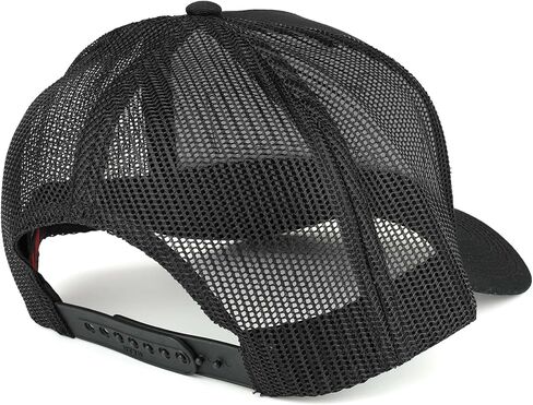 Case IH Black McCormick Deering Farmall Logo Mesh Back Trucker Hat FIH5BM in Kuwait