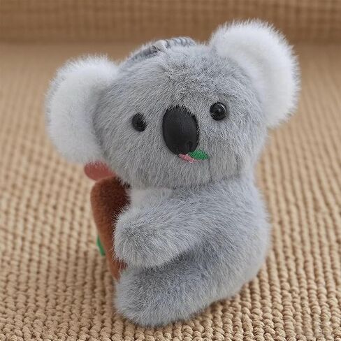 Adorable Koala Keychain Plush Cute Plush Koala Bear Key Ring for Backpack Keys Wallet Car Keychain in Kuwait