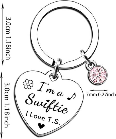 Keychain Fans Gifts keyring for Fans Women Girls I’m a Swiftie I Love T.S. Keepsake Present in Saudi Arabia