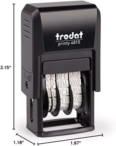 Trodat Printy-Dater 4810 Date Stamp in Saudi Arabia