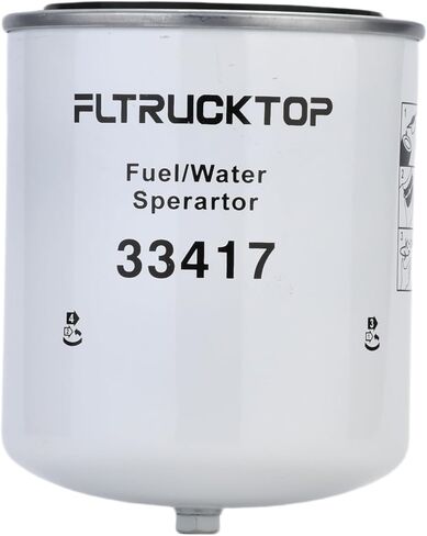 2PCS 33417 Fuel Water Separator Filter Fit for Ford E-250 E-350 F-250 F-350，Econoline Club Wagon, F-59 Commercial Stripped Chassis for International 1452SC 1652SC 4600LP 4600UH S1654LP in Saudi Arabia