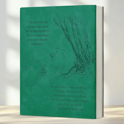 160 Pages Classic Pooh Bear Journal Notebook - If Ever There is a Tomorrow When We're Not Together Quote Writing Notebook Gift for Son, Daughter, Niece, Nephew, Sister, Brother, Friends in Saudi Arabia