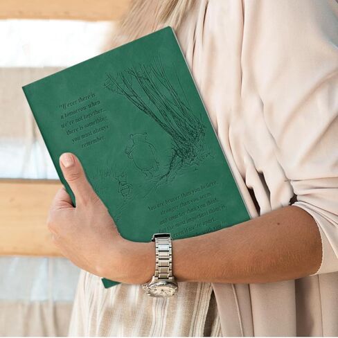160 Pages Classic Pooh Bear Journal Notebook - If Ever There is a Tomorrow When We're Not Together Quote Writing Notebook Gift for Son, Daughter, Niece, Nephew, Sister, Brother, Friends in Saudi Arabia