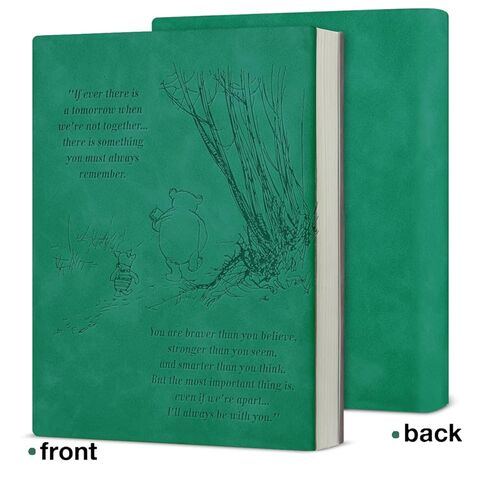 160 Pages Classic Pooh Bear Journal Notebook - If Ever There is a Tomorrow When We're Not Together Quote Writing Notebook Gift for Son, Daughter, Niece, Nephew, Sister, Brother, Friends in Saudi Arabia