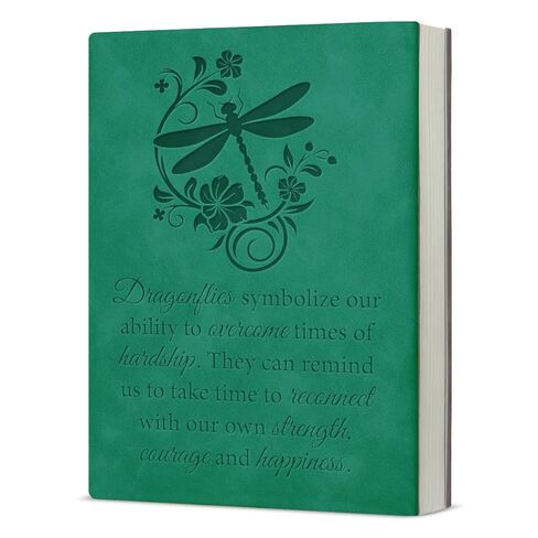 Inspirational Notebook Gifts for Women Dragonfly Journal Encouragement Gift for Woman Friends Coworkers-Dark Green in Saudi Arabia