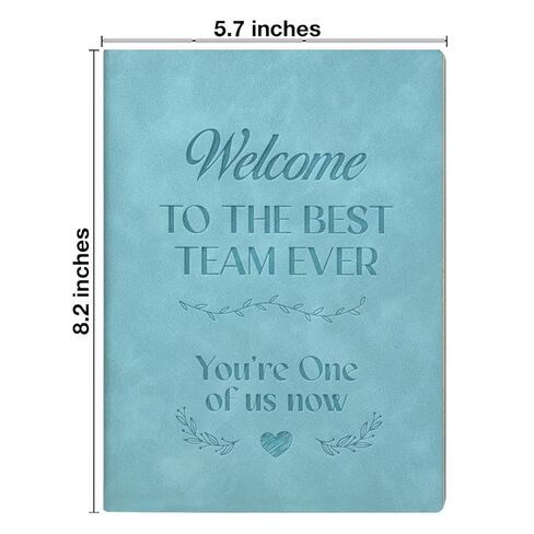 Welcome Gifts for New Employees Office Notebook Welcome to the Best Team Ever Journal Teamwork Gifts for New Coworker in Saudi Arabia