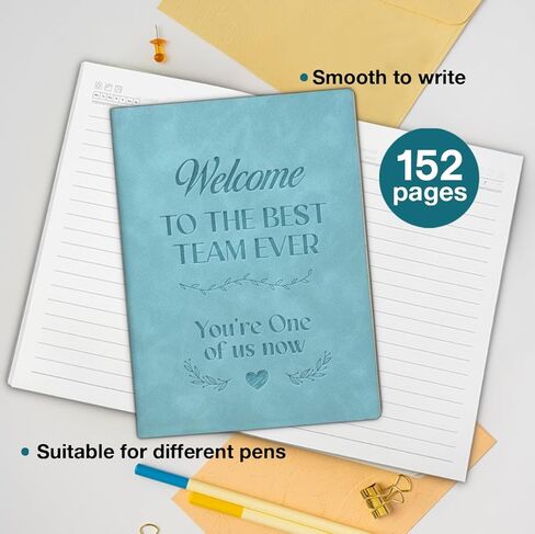 Welcome Gifts for New Employees Office Notebook Welcome to the Best Team Ever Journal Teamwork Gifts for New Coworker in Saudi Arabia